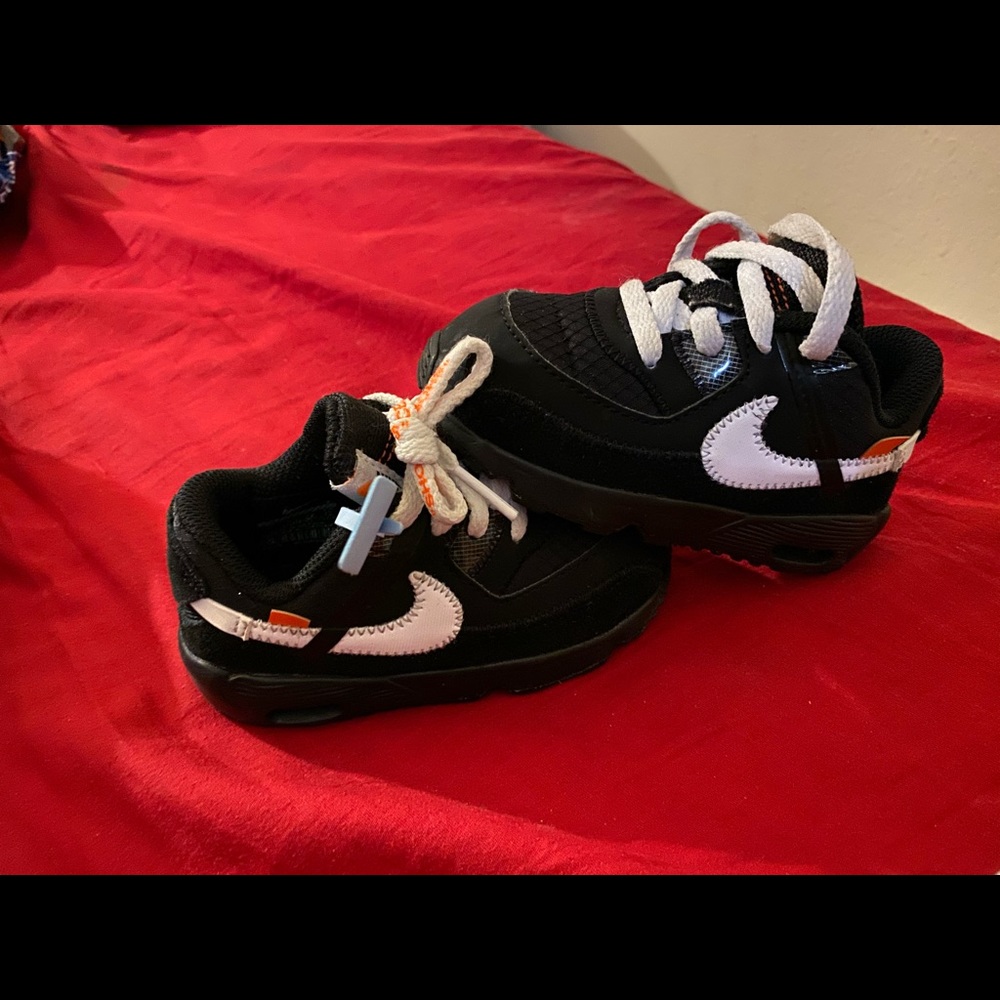 Off-white Nike air max’s 90 toddlers